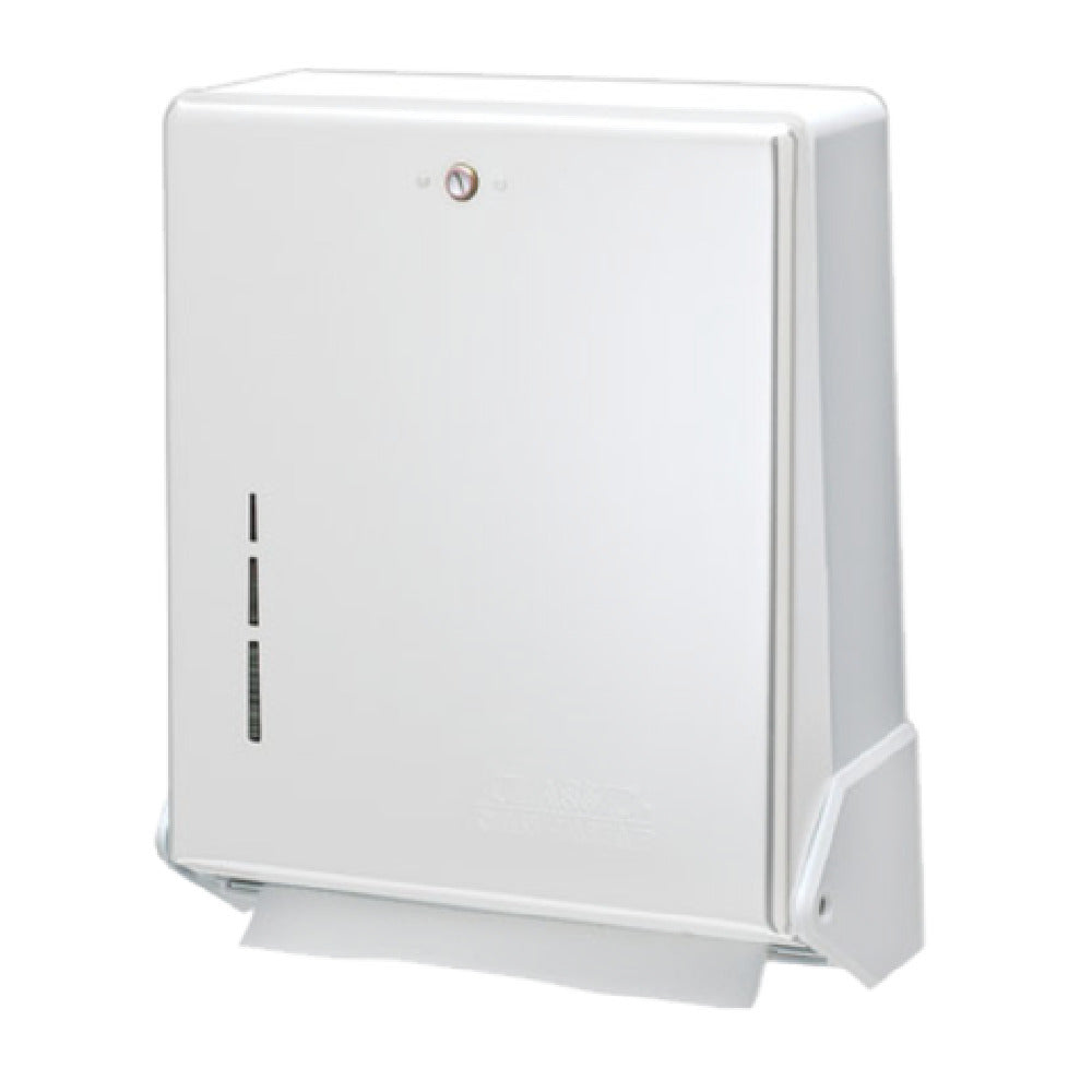 San Jamar T1905WH Classic® Truefold Paper Towel Dispenser Wall Mount 11-5/8"W X 5"D X 14-1/2"H