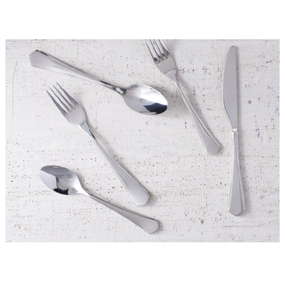 Steelite 5724SX002 Bouillon Soup Spoon 6.625" 18/0 Stainless Steel
