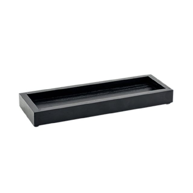 FOH RTR024BKW22 Tribeca Tray 10" X 3-1/2" X 1" Rectangle
