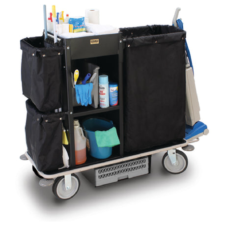 Forbes Industries 2155A ReGen Housekeeping Cart 30"W X 18"D X 36"H Cabinet (3) Shelves