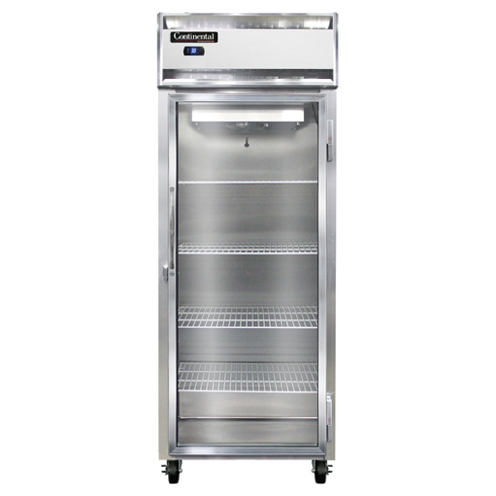 Continental Refrigerator 1RESNSAGD Extra-Wide Refrigerator Reach-in 28-1/2"W