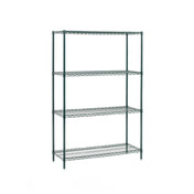 OlympicJEZ1848K-4-SR POS Olympic™ Convenience Pack 18" X 48" Includes: (4) 18" X 48" Adjustable Wire Shelves & (4) 74" Split Posts