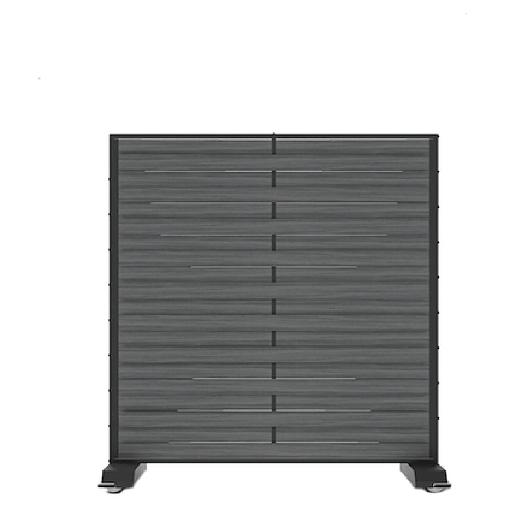 Forbes Industries 7876-6 Aspen Series Mobile Partition (Elite) 73-3/4"L X 29-3/4"W X 78"H Overall