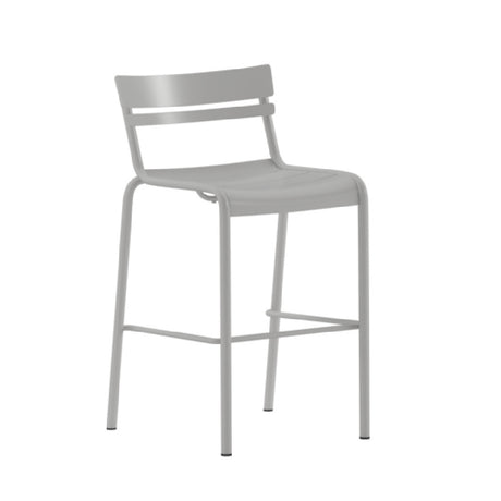 Flash Furniture XU-CH-10318-B-SIL-GG Nash Stacking Bar Stool 300 Lb. Weight Capacity