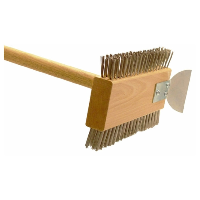 Omcan 44218 (44218) Classic Double-Sided Broiler Brush Double-sided 30"L Handle