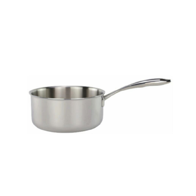 Tuxton RTSH-1281 TUXCLAD Sauce Pan 4 Qt. 8.6875" Dia. X 4.0"H