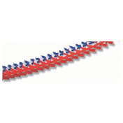 Hubert 74264 - Arch Garland, 12', Crepe Paper