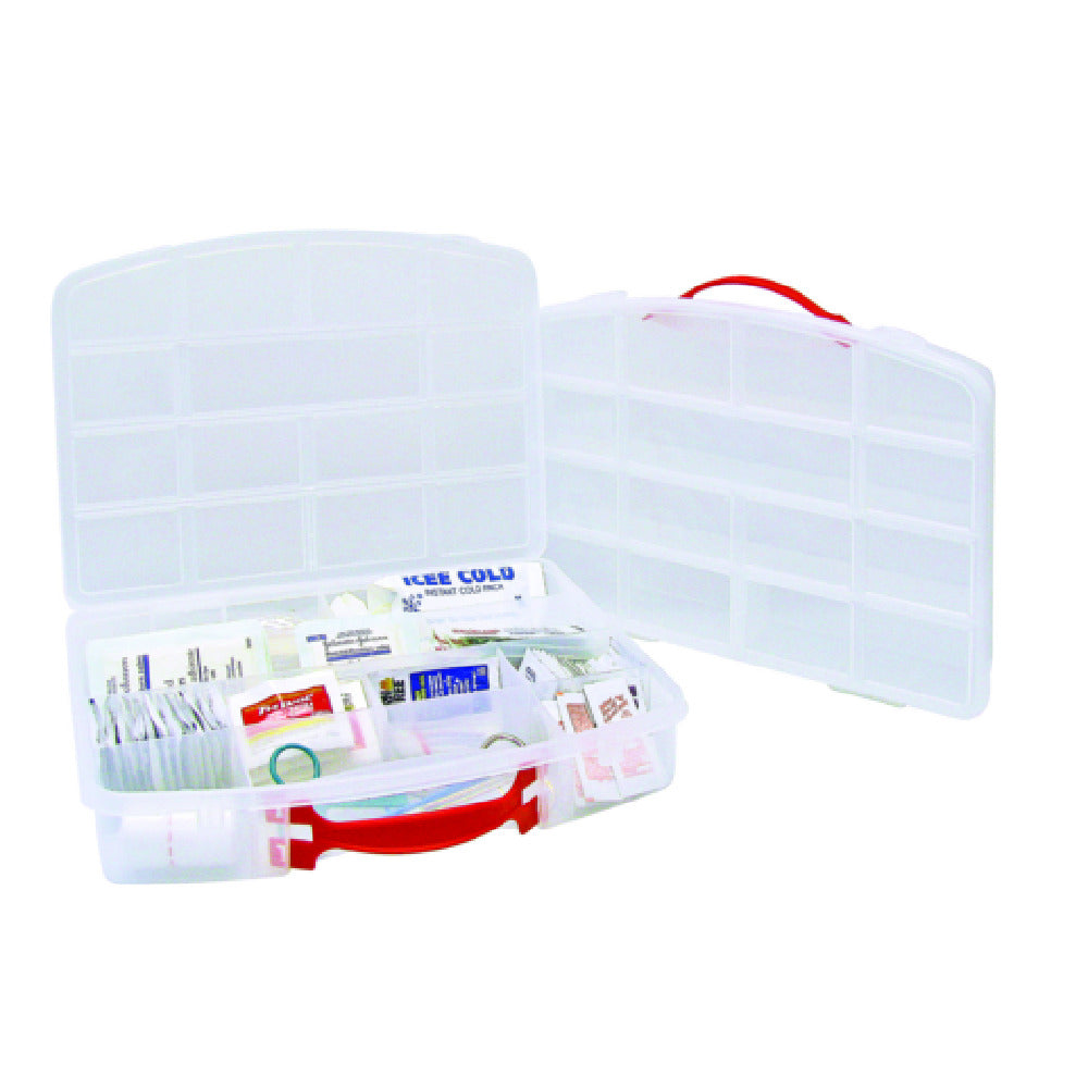 Quantum QB900 Compartment Storage Box 10-1/4"L X 13"W X 2-3/8"H Comes With Fixed Dividers (Priced Per Each) Must Be Purchased In Multiples Of 12