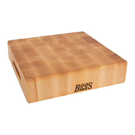 John Boos CCB18-S Chinese Chopping Block 18"W X 18"D X 4" Thick End Grain Construction