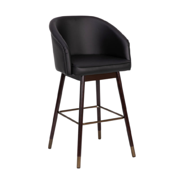 Flash Furniture AY-1928-30-BK-GG Margo Bar Stool Mid-back 30" Seat Height