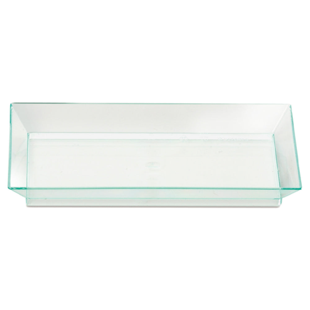 JB Prince R594 C - Comatec Disposable Appetizer Plate, 5"L X 2-1/4"W, Rectangular