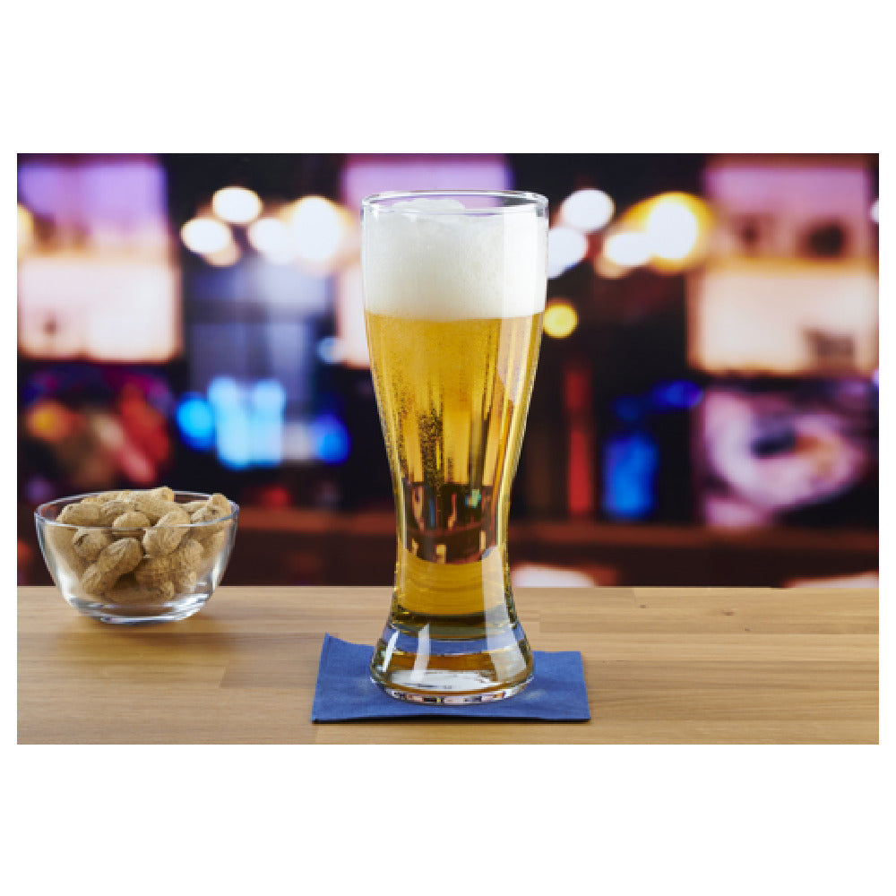 Buccaneer Container Corp 80436-DECO (Buccaneer) Bulge Top Pilsner Glass 23 Oz. 3-3/8" Dia.