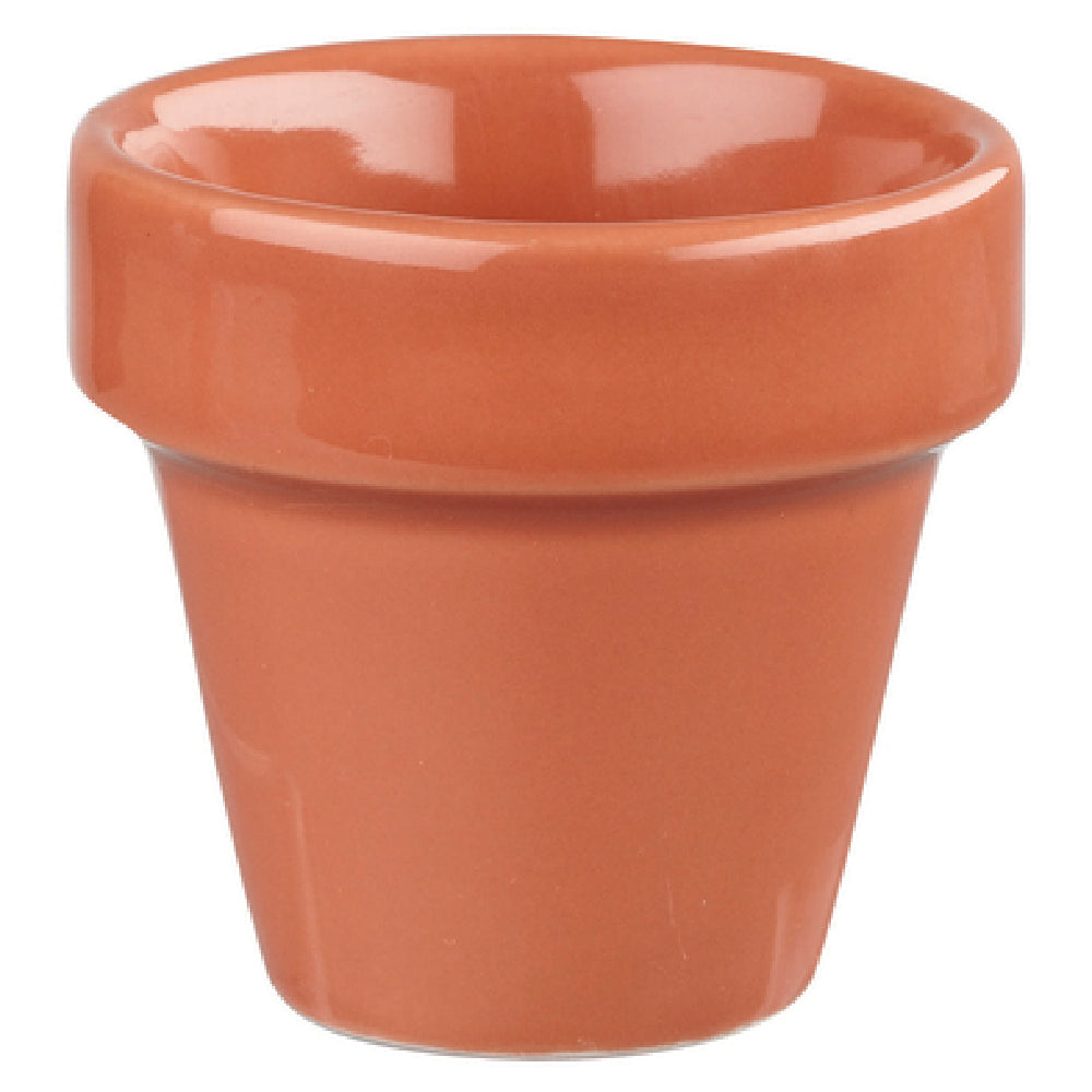 Churchill China BCPAPL4 1 Plant Pot 4 Oz. 2-3/4" Dia. X 2-5/8"H