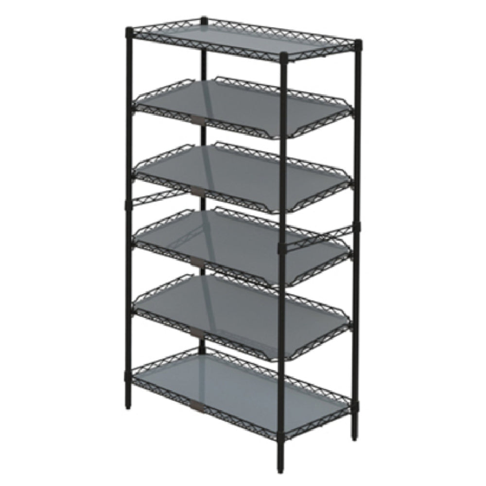 Metro CR1836TGPU To-Go Order Pick-Up Station 6-tier (4) QwikSLOT® 36"W X 18"D Adjustable