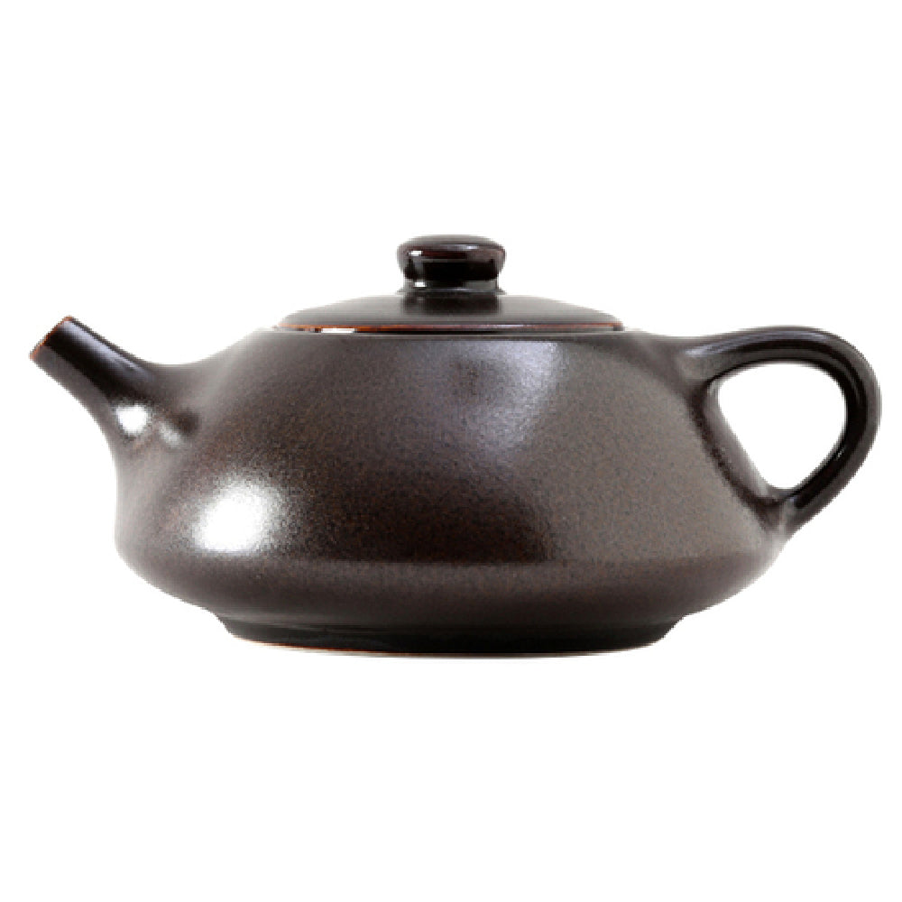 Tuxton GZL-103 Royal Tea Pot 12 Oz. 6-1/8" X 4-3/4" X 2-7/8"H