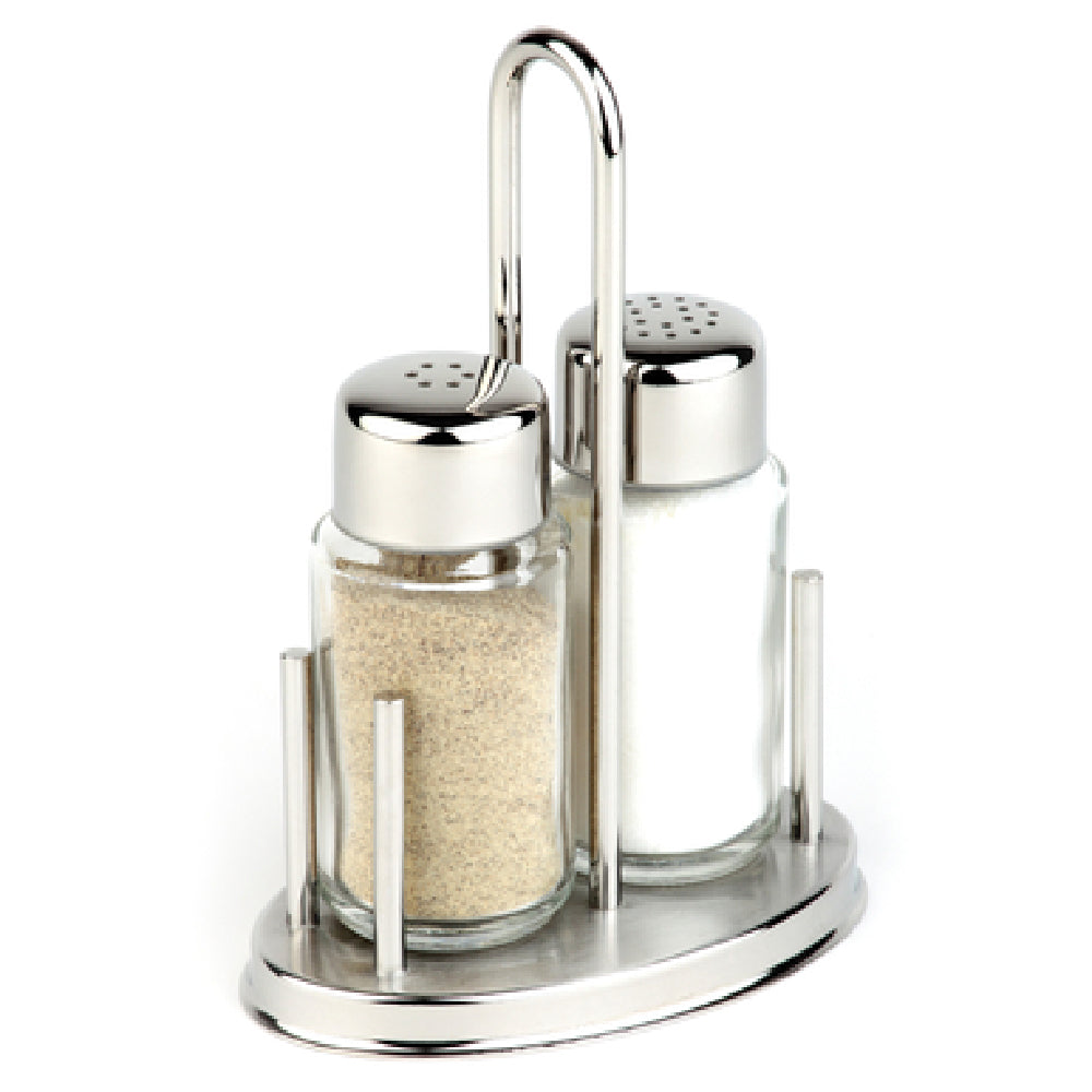 Libbey APS 40310 Salt & Pepper Cruet Set 3-piece 4-1/4"L X 2-3/4"W X 6"H