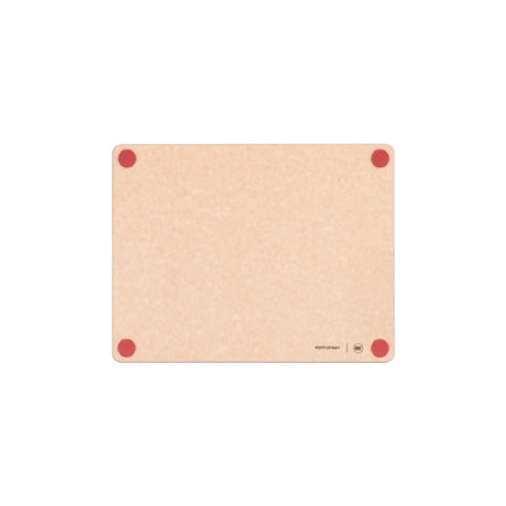Epicurean 622-14110101 Epicurean HACCP Non-Slip Cutting Board 14.5" X 11.25" X 3/8" In Natural With Red Raw Meat Feet