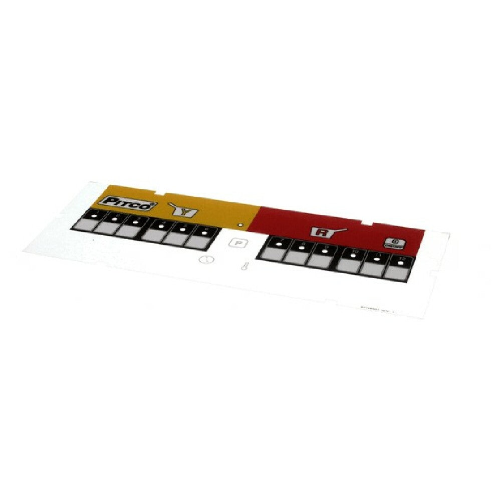 Pitco A6096501 Lbl Ovrly 2 Zn Blank
