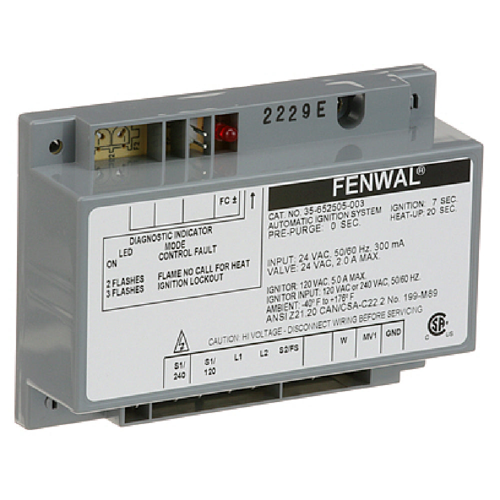 Bakers Pride M150A Ignition Module 120/240v
