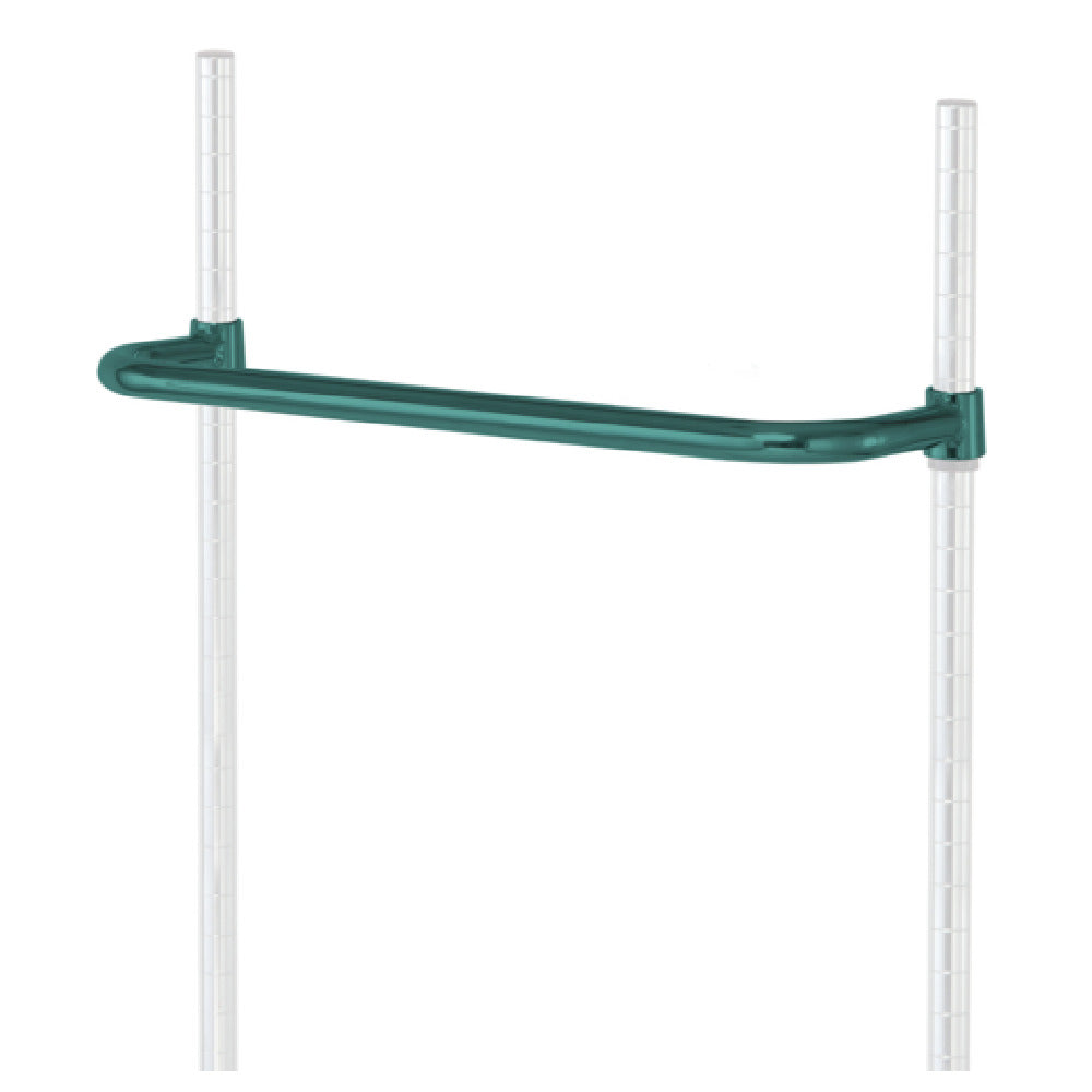 Quantum PH24P Push Handle 24"W Green Epoxy Antimicrobial Finish