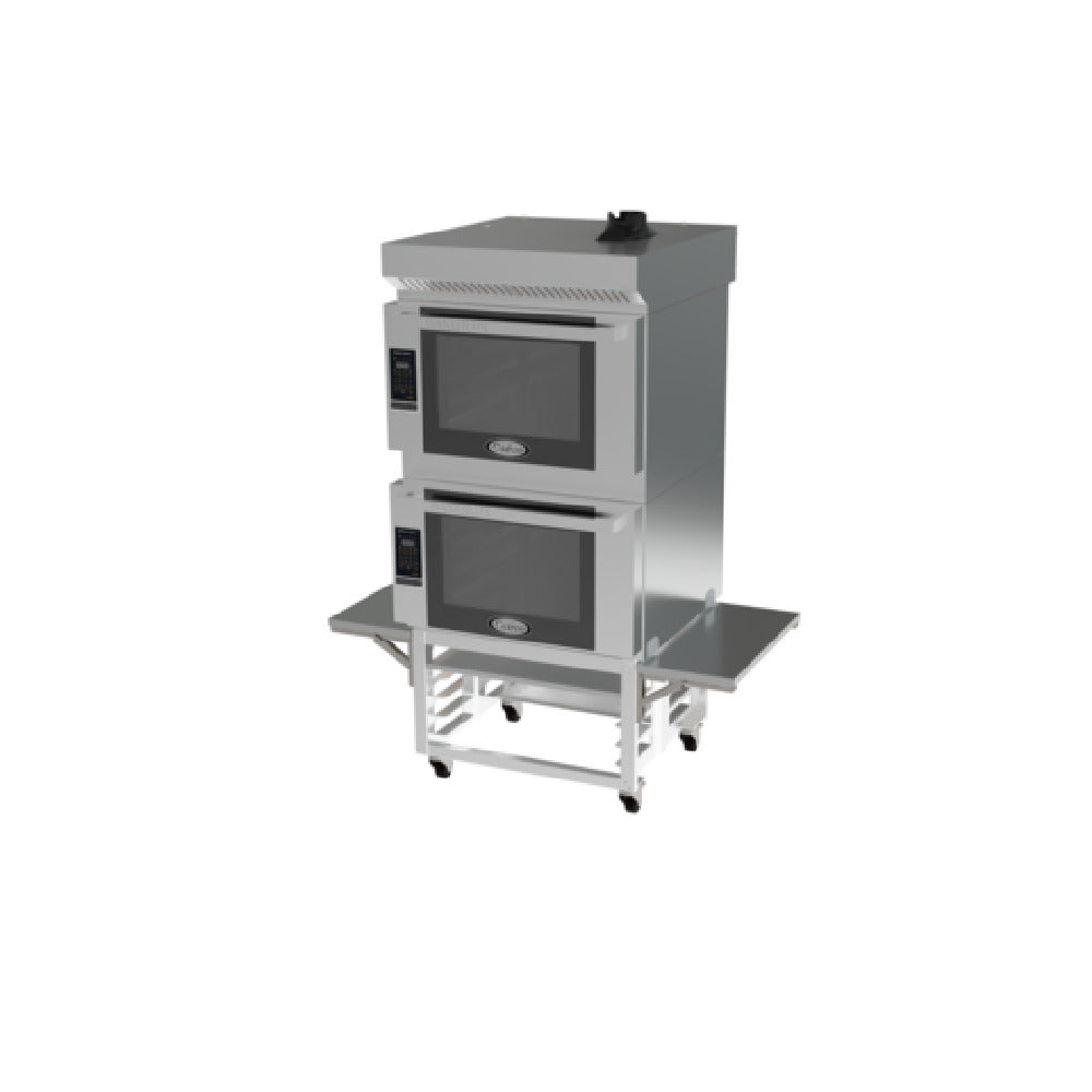 Cadco BLS-4FLD-2HP Bakerlux™ Pizza Station LED Heavy-Duty Convection Oven Electric