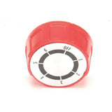 Lang P9-70701-41-2 Knob Red 6 Heat Off 1 6