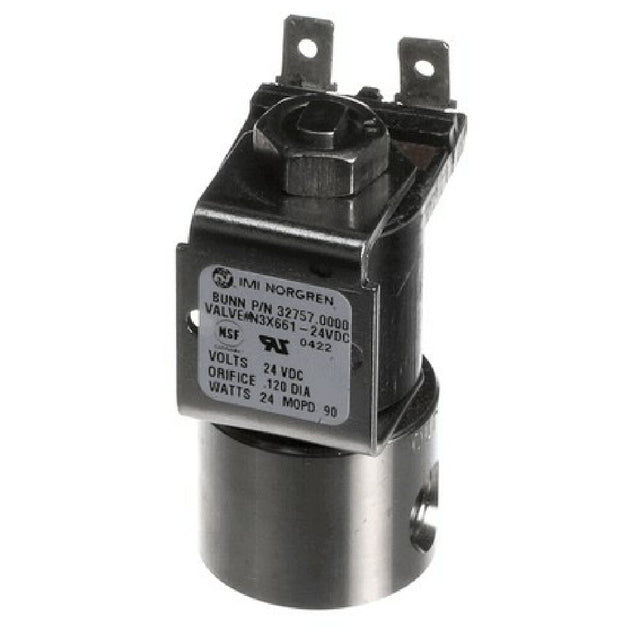 Bunn 32757 Valve Assembly Water 24v Dc