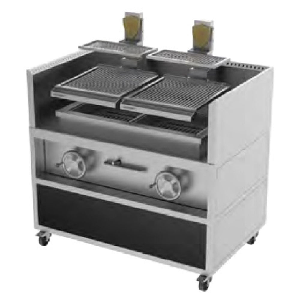 Josper Charcoal Ovens PVJ-050-2 Basque Grill Charcoal 55-1/8"W