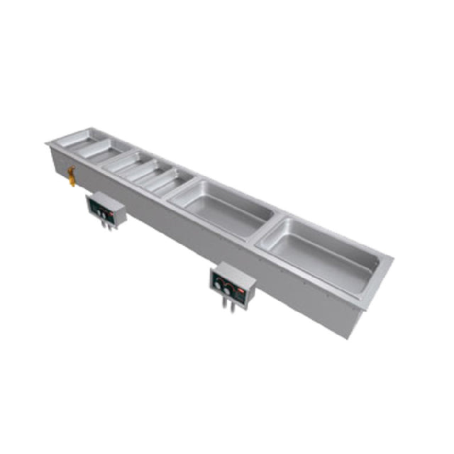 Hatco HWBI-S2MA_208/60/1 Drop-In Modular Slim Heated Well With Manifold Drains & Auto-fill