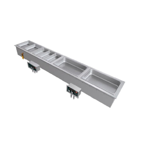 Hatco HWBI-S4MA_240/60/1 Drop-In Modular Slim Heated Well With Manifold Drains & Auto-fill