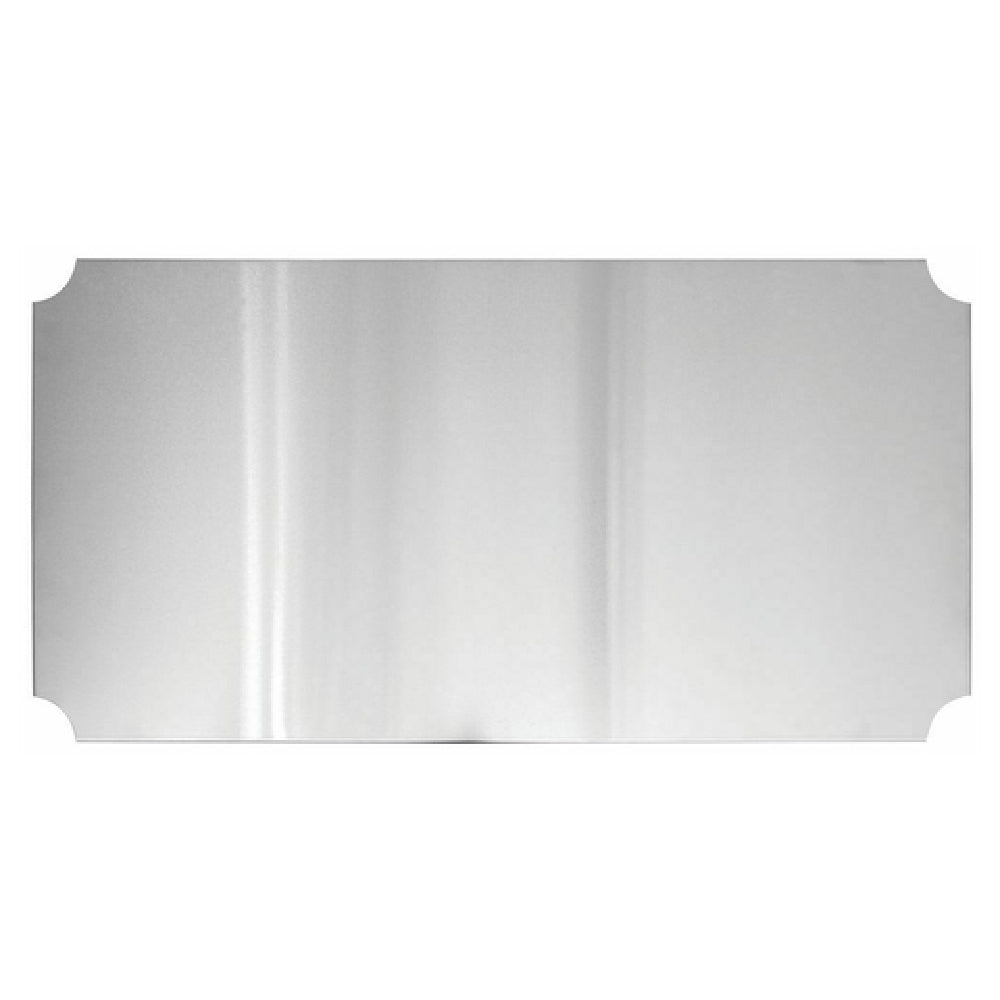 Hubert 94771 - Solid Top, 36" X 18", Notched Corners