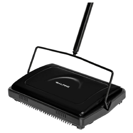 Alpine Industries ALP469-BLK Carpet/Floor Sweeper 11"W X 7-7/8"D X 49-3/16"H Manual