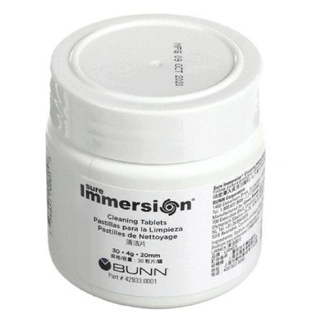 Bunn 42933.0001 Tablet Cleaning 1 Jar Sure Immersion