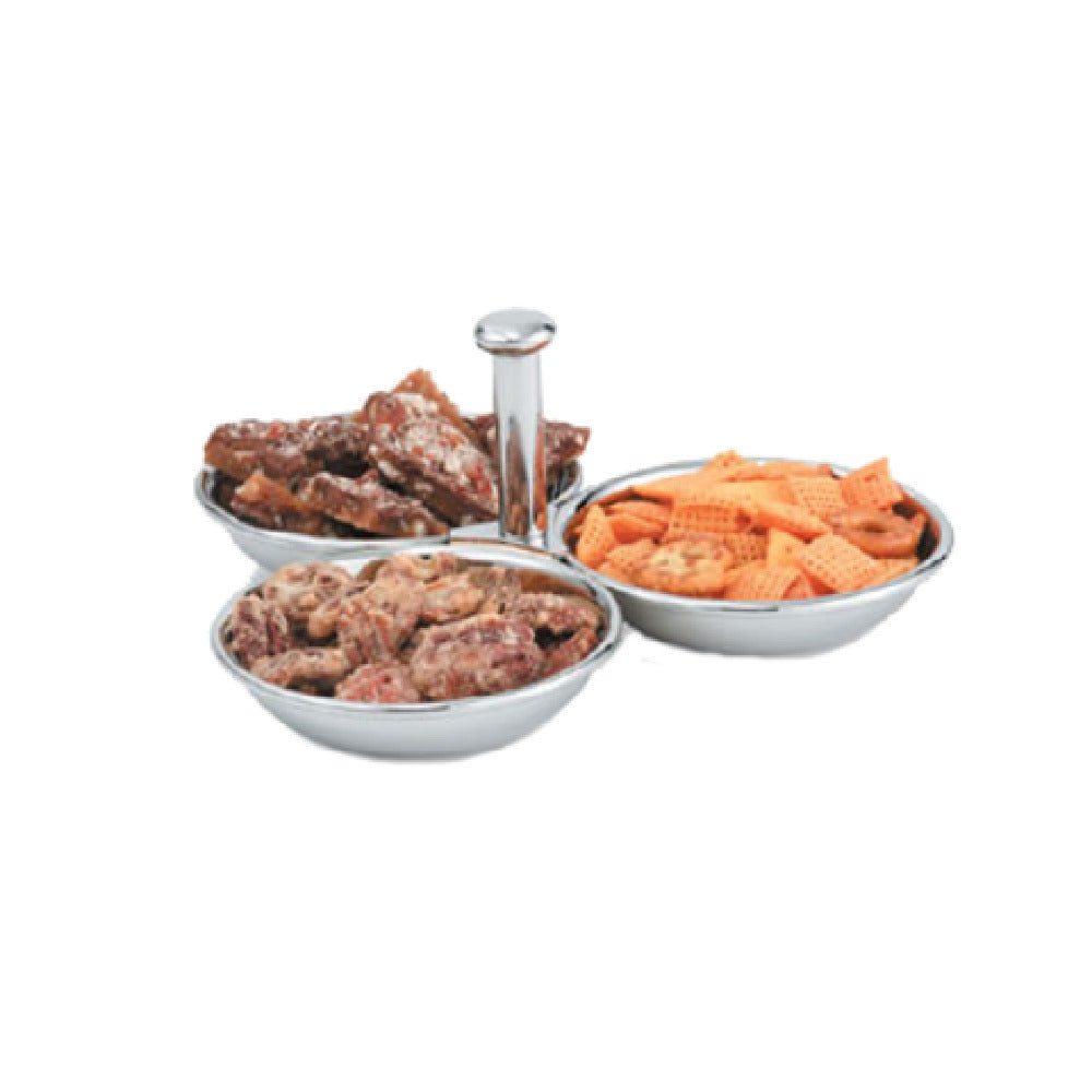 Vollrath 46636 Condiment Server (3) Compartment Single Bowl Capacity