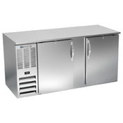 Beverage Air BB68HC-F-S - Refrigerated Food Rated Back Bar Storage Cabinet, Two-section