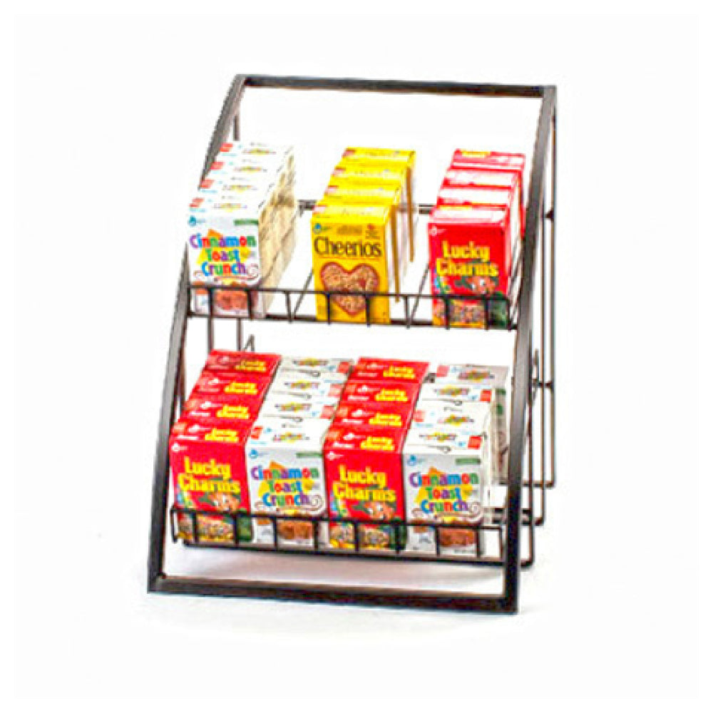 Cal Mil 1702-13 Mission Style Merchandiser 13-1/2"W X 15"D X 16-1/2"H 2-tier