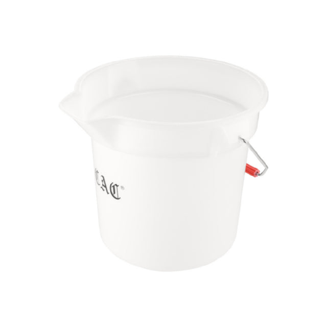 CAC China BTRS-14WT Bucket 14 Qt. Round