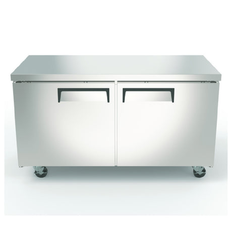 Hubert 184986 - Kratos Undercounter Refrigerator, 60.25"W, 15 Cu.ft. Interior Capacity