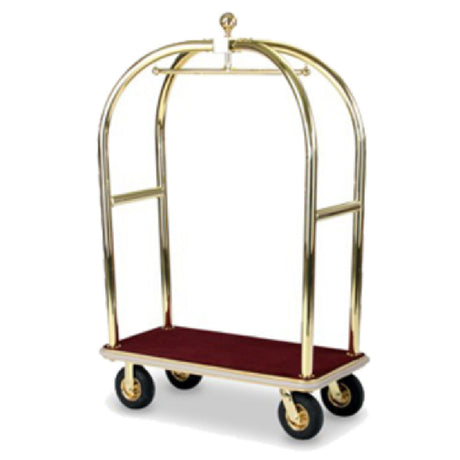 Forbes Industries 2428 Birdcage® Luggage Cart Longer & Lower Style 2" Dia. Tubular Superstructure