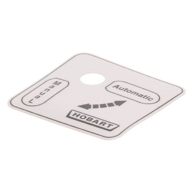 Hobart 00-479288 Label Auto/man (domestic)