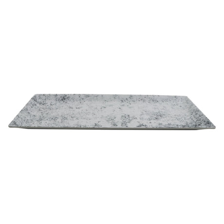 GET Enterprises 50094-PEB Cheforward Endure Melamine Rectangular Pebble Tray 19"L X 7.5"W X 1"H