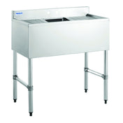 Hubert 43444 - Kratos® Underbar Compartment Sink, (1) Bowl, 36"W X 18.75"D X 33"H