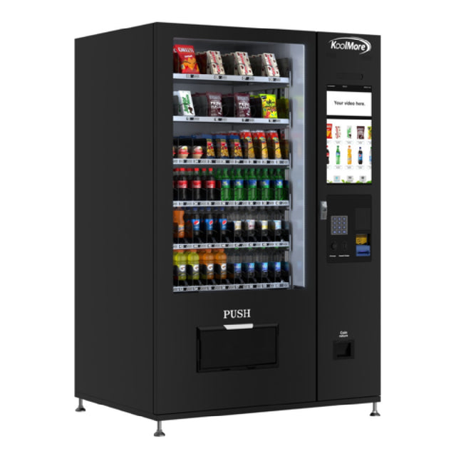 Koolmore KM-VMRT-50-BC Refrigerated Snack Vending Machine 51"W X 34-3/10"D X 76-7/10"H