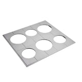 Bon Chef 52045 - E Z Fit Custom Cut Tile, 19-1/8" X 20-13/16", With 6 Cutouts For (3) #9203 & (3) #9202