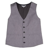 Chef Works VNN02LTGL Men's Bridge Vest V-neck Half Lined