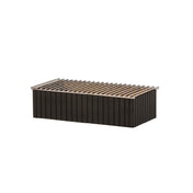 Cal Mil 23786-13 Brooklyn Chafer Alternative 19.75"W X 10"D X 7.25"H With Grooved Detailings