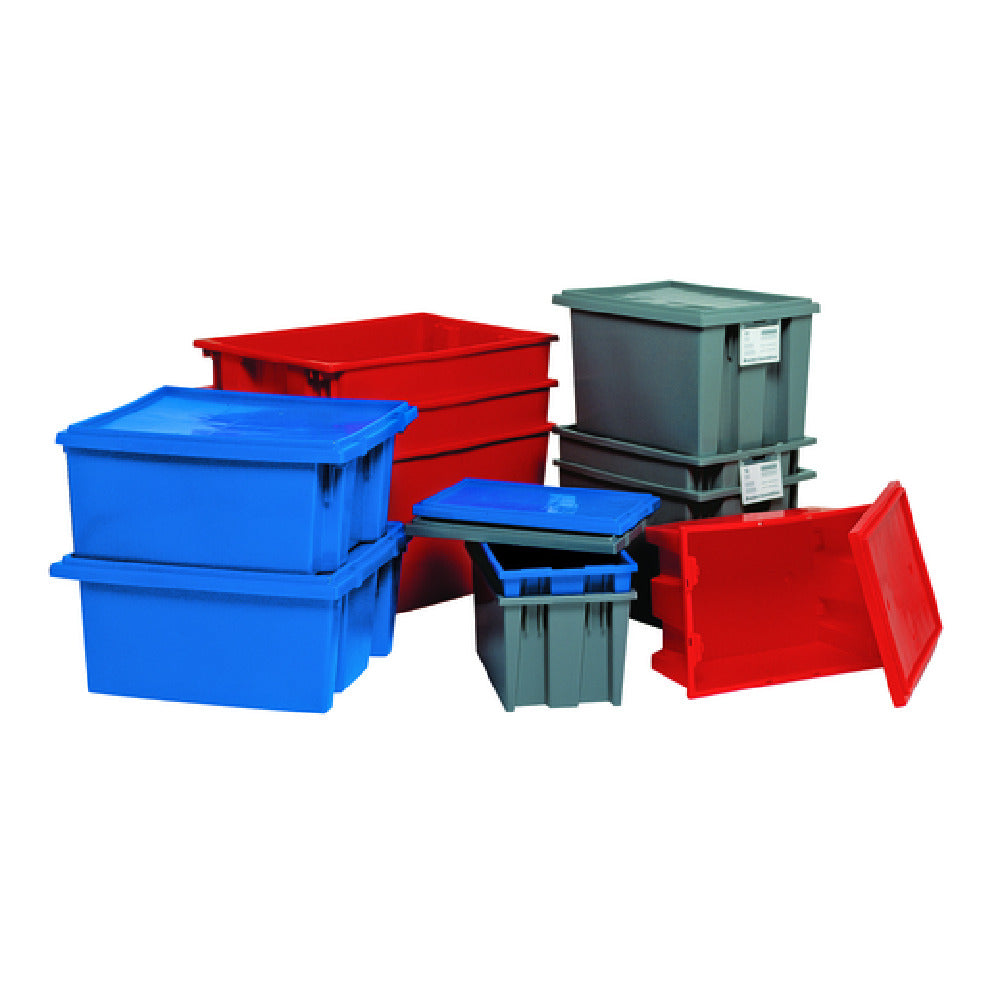 Quantum SNT225CS_BLUE - Stack And Nest Tote, 23-1/2"W X 19-1/2"D X 10"H, Heavy Duty