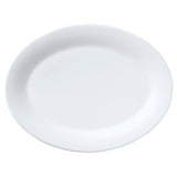 Steelite 82000AND0322 Oval Tray 14.5" X 11.0" X 1.25" Whiteware