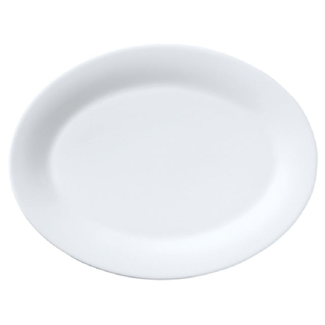 Steelite 82000AND0322 Oval Tray 14.5" X 11.0" X 1.25" Whiteware