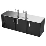 Beverage Air DD94HC-1-B - Draft Beer Cooler, 95"W, 29"D